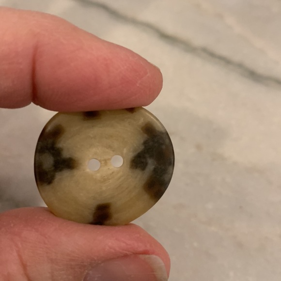 Vintage Coat Buttons Tortoise Shell Pattern 10 original pieces - Picture 5 of 9